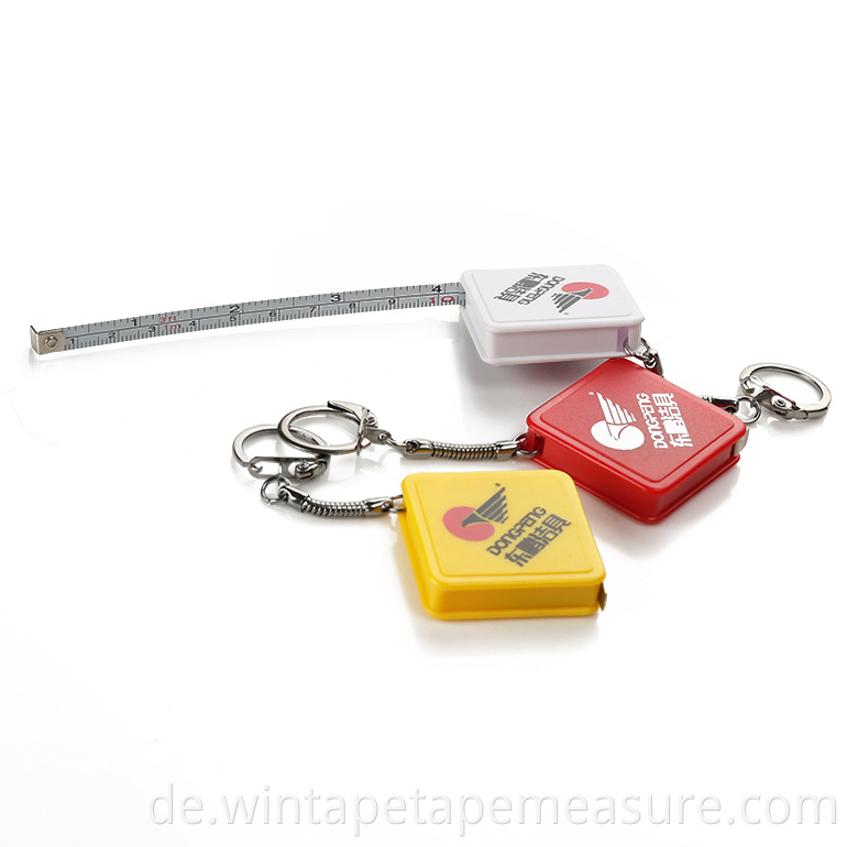 Hochwertiges Gummihüllen-Maßband, Schlüsselanhänger Maßband, Messwerkzeuge Measuring